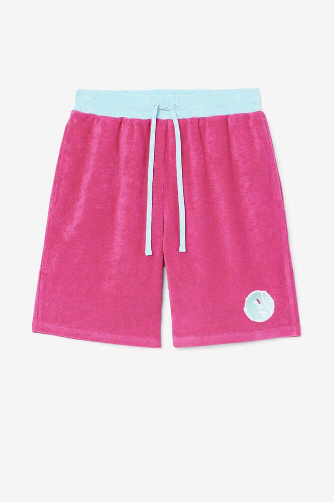 Fila Shorts Kawelo Mens Pink - India JQR-518069